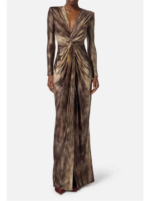 RED CARPET DRESS ELISABETTA FRANCHI | ABR3557E2EL1 Lizard